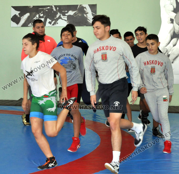 Тренировка в зала "Атанас Комшев" 