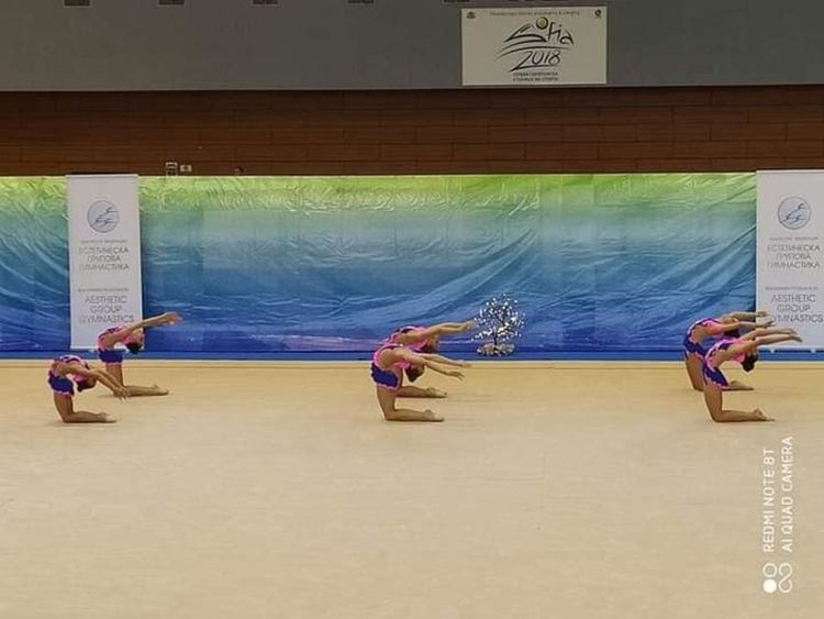 Бронзови отличия за грациите на Яна Михайлова на Държавното по естетическа гимнастика