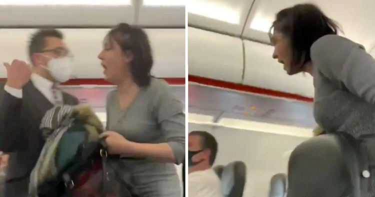 Жена кашля умишлено по пасажерите в самолет с викове "Всички умират" (видео)