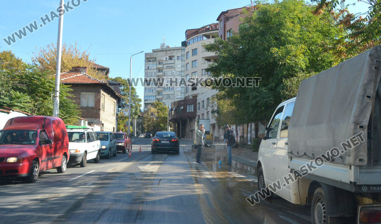 ВиК – Хасково търси авария по булевард „Съединение“