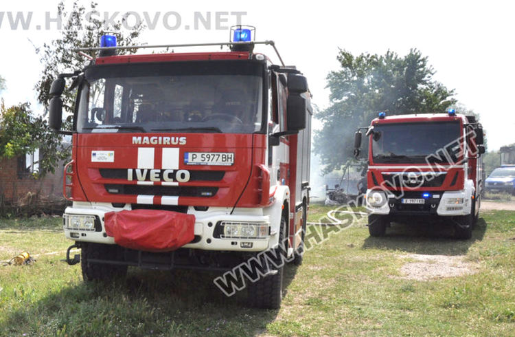 Изгоря дърводелски цех на хасковлия