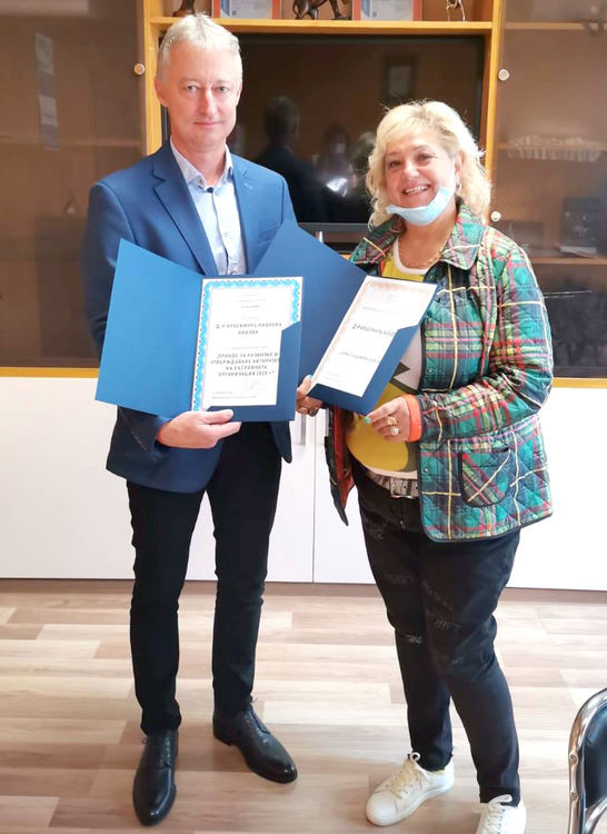 Връчиха грамоти на МБАЛ-Хасково и лекари за заслуги в борбата с коронавируса