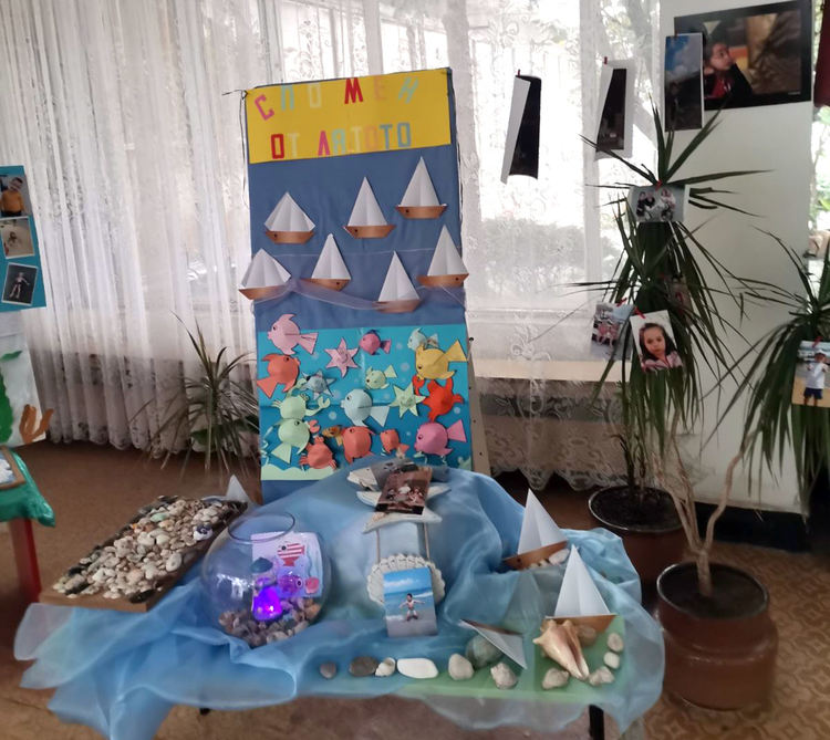 Детска градина „Славейче“ с инициатива „Спомен от лятото“