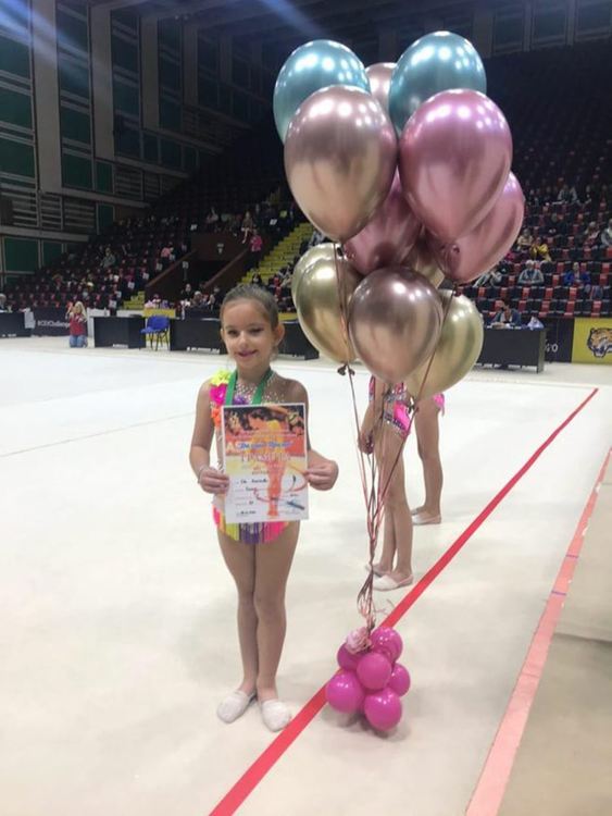 Групови и индивидуални отличия за гимнастичките на „Калия“ от Международен турнир в Пазарджик