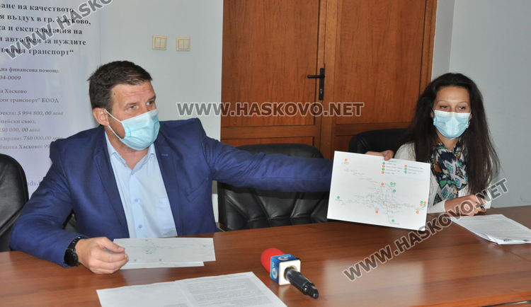 Пускат новите пет електробуса в Хасково по линиите 1 и 4