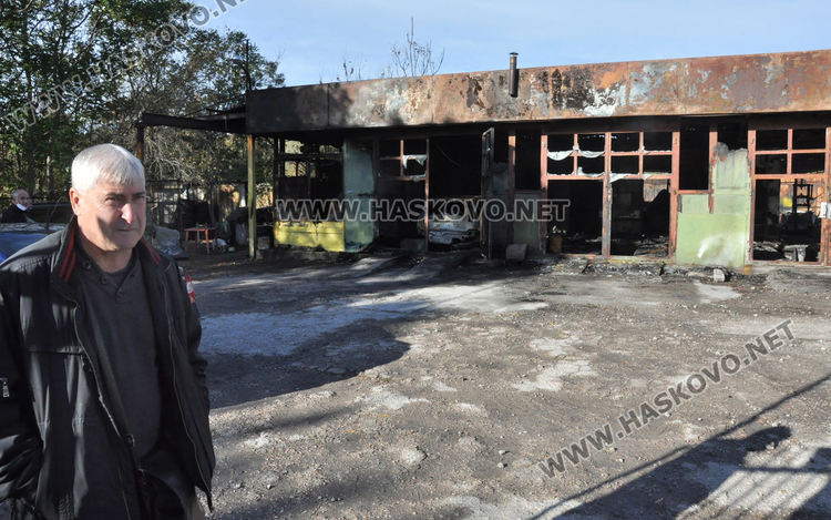 Изгоря база на СБА в Хасково заедно с учебен автомобил Форд