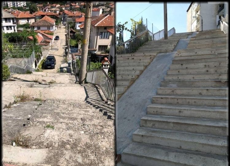 Златоград се сдоби с нови стълбища и многофункционална спортна площадка