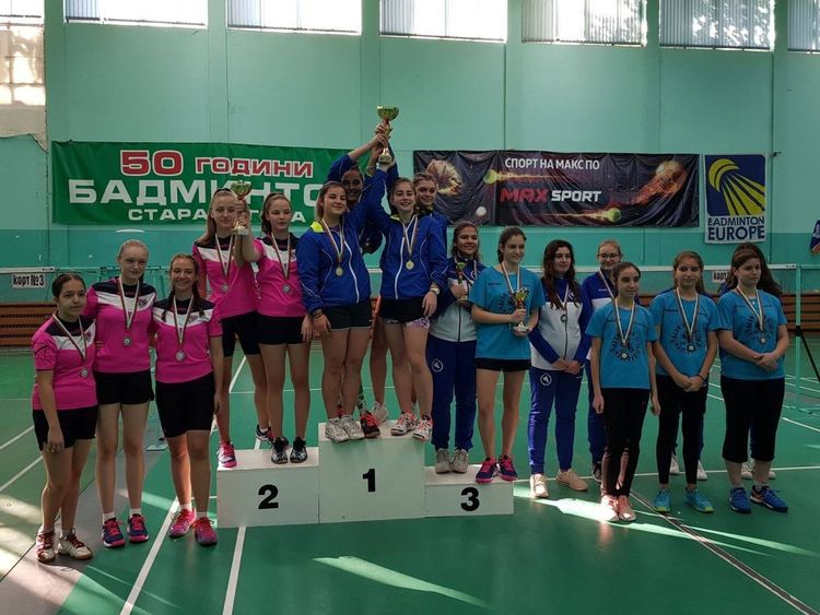 Сребърни медали за хасковския бадминтон на Държавното отборно до 17 г.