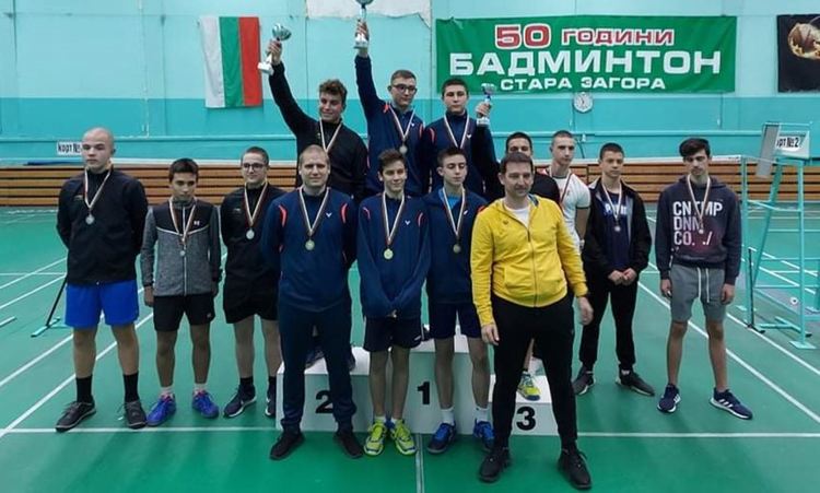 Сребърни медали за хасковския бадминтон на Държавното отборно до 17 г.