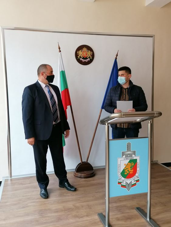 IT-специалистът Стилян Узунски с грамота за заслуги от полицията