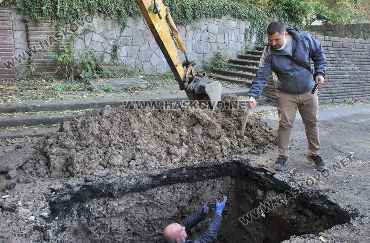 Центърът на Хасково без вода заради аварии