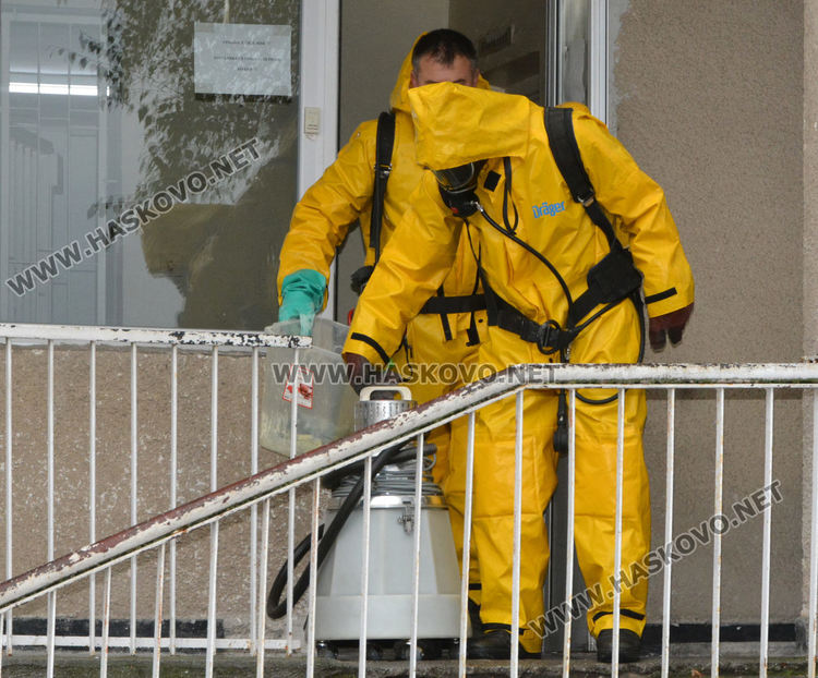 Викнаха пожарната за разлят живак в хасковска болница