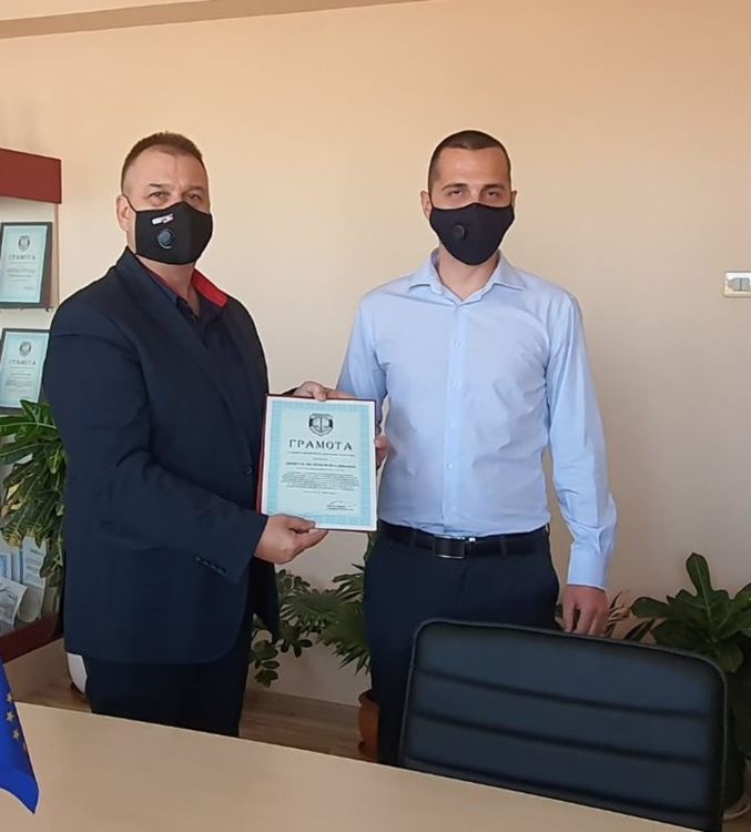Главният прокурор награди с грамота прокурор от Районна прокуратура - Пловдив за висок професионализъм и образцово изпълнение на служебните задължения