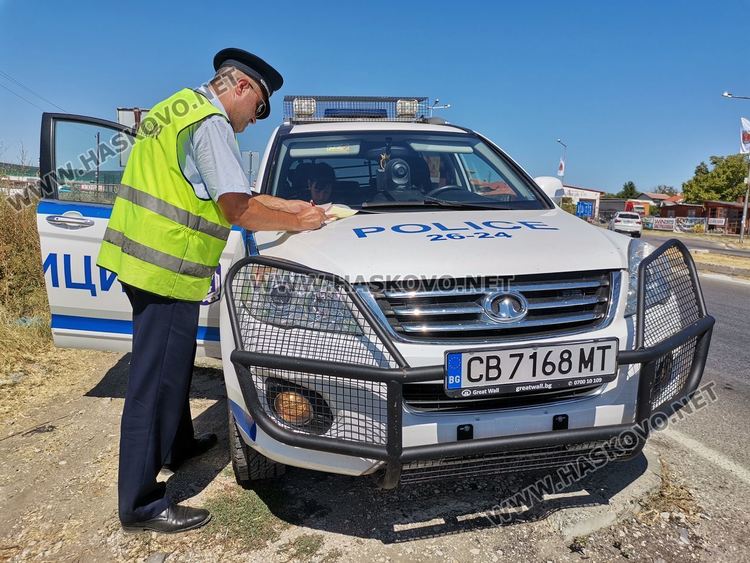 Задържаха хасковски шофьор с близо 2 промила на Кърджалийска