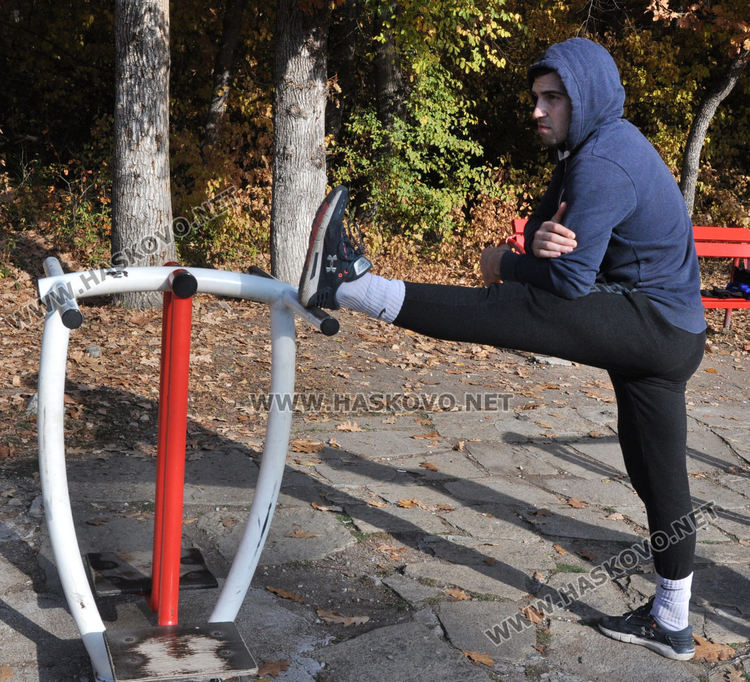 Хасковлии продължават тренировките на открито след затварянето на фитнесите