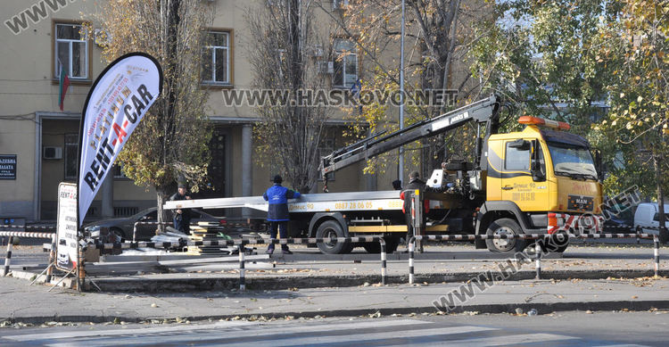 Напълно премахнаха изградените конструкции над хасковската река