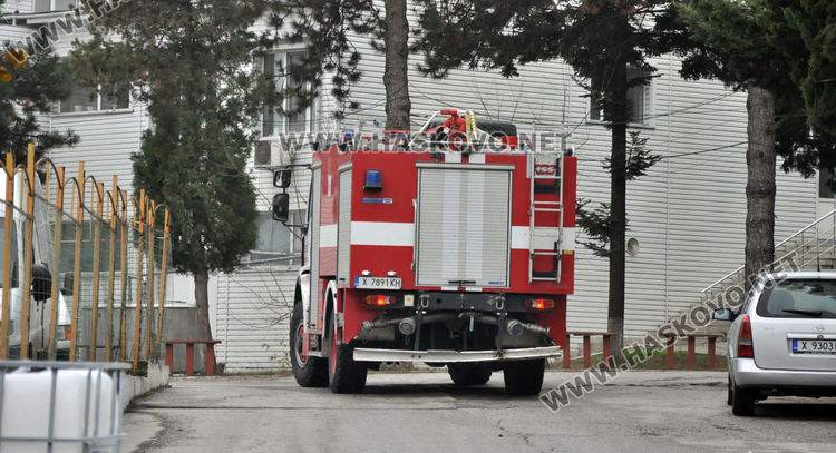 Пожар избухна в базата на БМК в Хасково