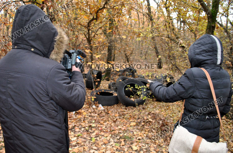 Хасковлия: Сметище от гуми се образува в горичката до „Кекличево стопанство“