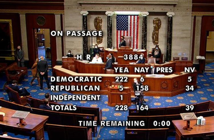 Камарата на представителите на САЩ гласува за легализиране на марихуаната