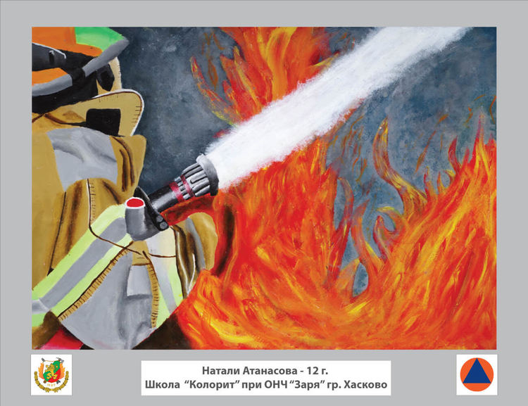  Рисунка на 15-годишна художничка от Хасково стана емблема на конкурса „С очите си видях бедата“