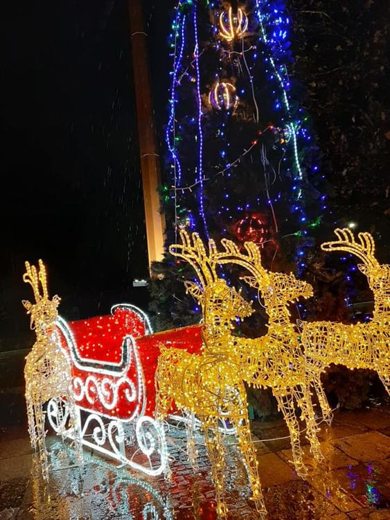 Грейнаха светлините на коледната елха в Смолян. За съжаление...без тържества