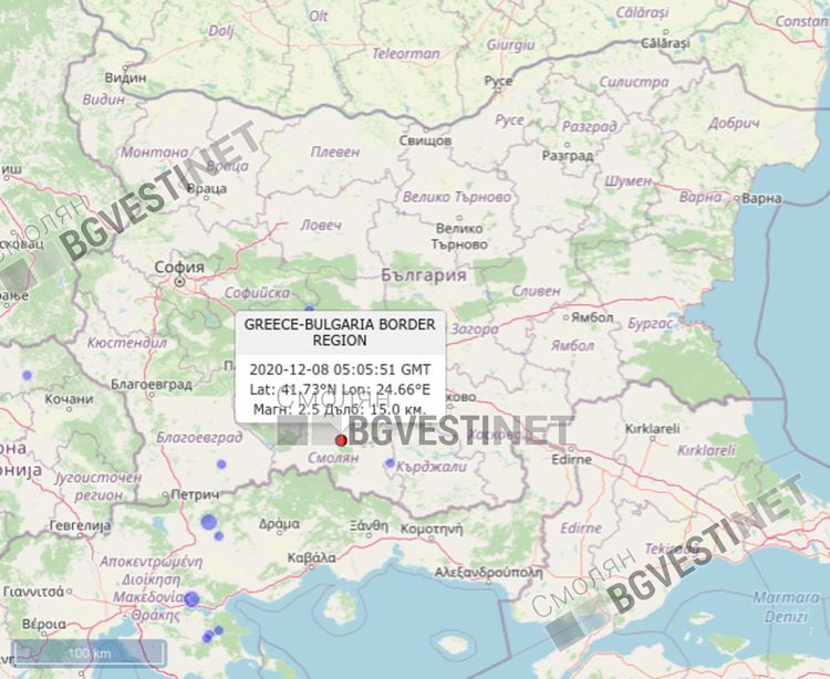 Земетресение е регистрирано тази сутрин в района на Смолян