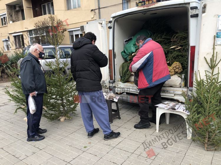 Над 20 години Бойко от смолянско носи коледния дух в Димитровград с коледни дръвчета за празника