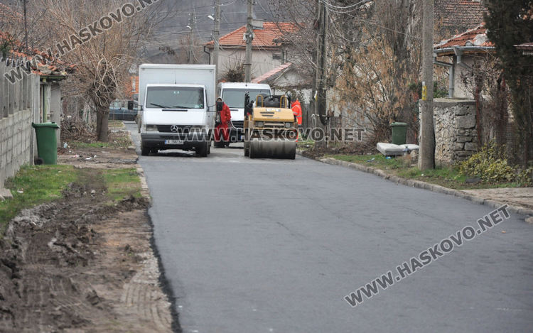 Преасфалтираха улица с нова канализация в „Болярово“