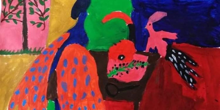 Първокласничка от „Йовков“ рисува бъдещите технологии