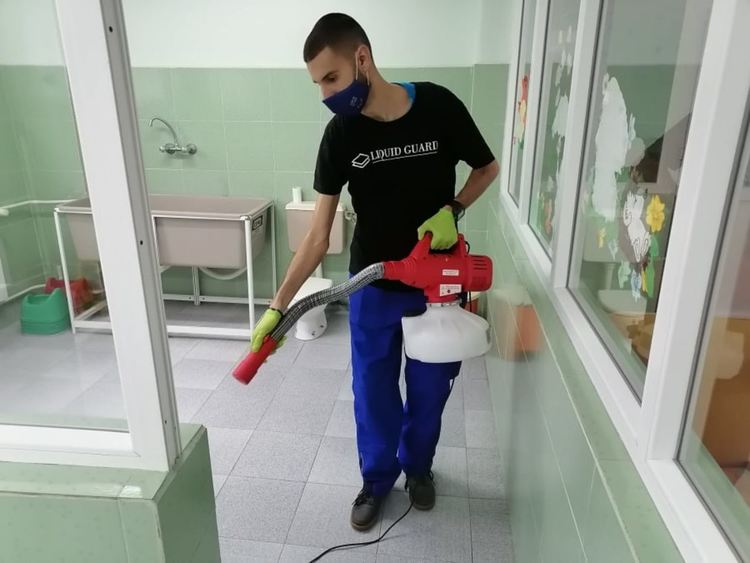 По иновативна технология дезинфикцират детските градини в Димитровград