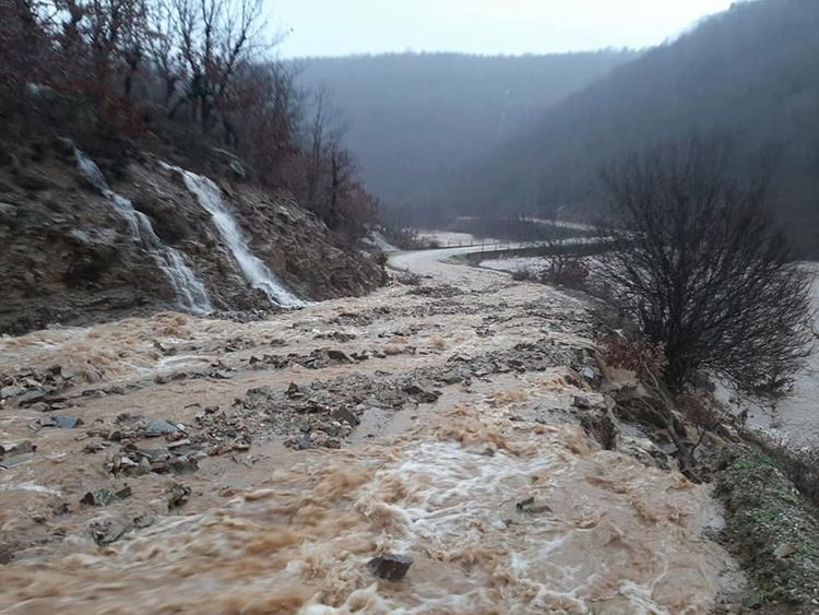 Села край Комотини и Мароня-наводнени