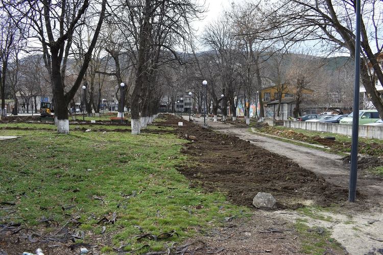 Паркът до ЖП гарата в Асеновград с осветление и капково напояване до края на март