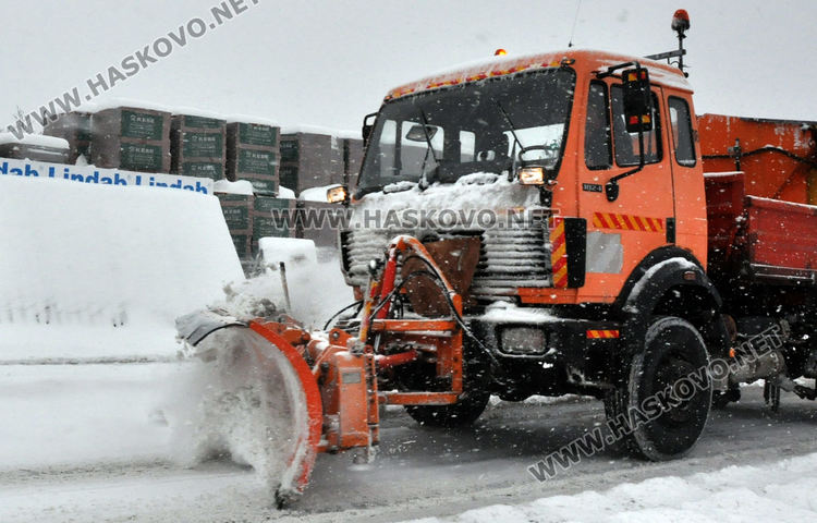 Всички пътища в Хасковска област са проходими при зимни условия