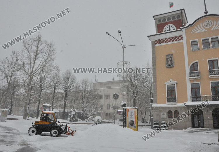 Всички пътища в Хасковска област са проходими при зимни условия