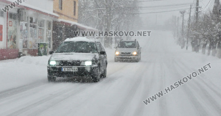 Всички пътища в Хасковска област са проходими при зимни условия