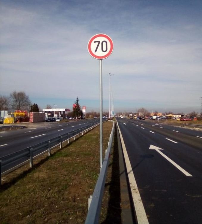Официално разрешената скорост по Асеновградско шосе става 70 км/ч