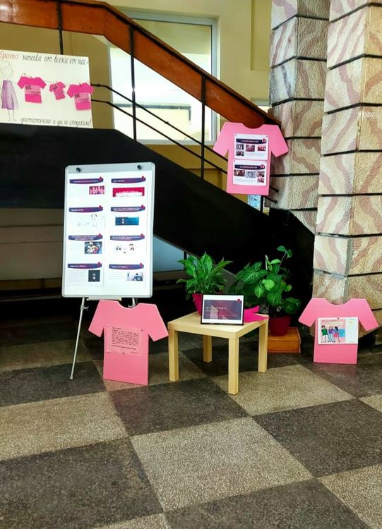 Първомайските ученици отбелязаха Деня на розовата фланелка