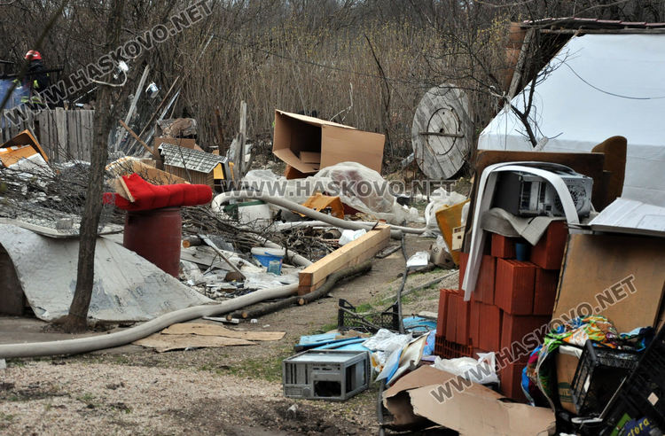 Пламна вила в Хасково, стопаните се втурнаха да спасяват кучета