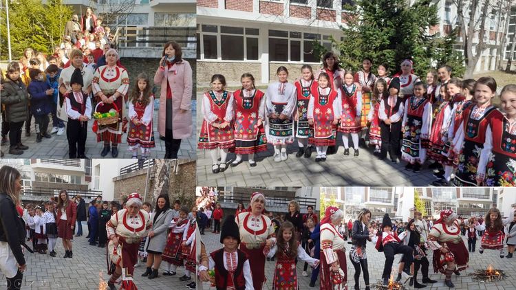 В ОУ"Кирил и Методий" посрещнаха Баба Марта