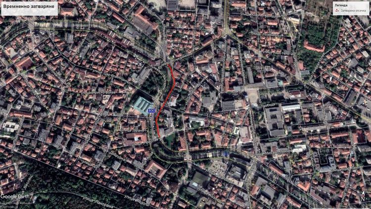 Затварят бул. „България“ край театъра в събота и неделя