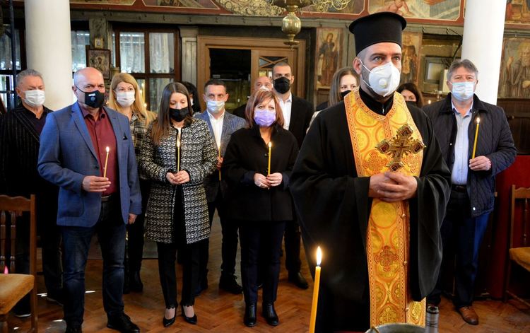 Коалиция ГЕРБ-СДС откри предизборната кампания в Хасково с водосвет за здраве и успехи