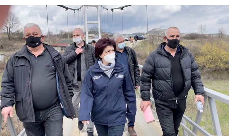 Цвета Караянчева в Еровете: Горда съм,че дадох обещание за моста и го изпълних!