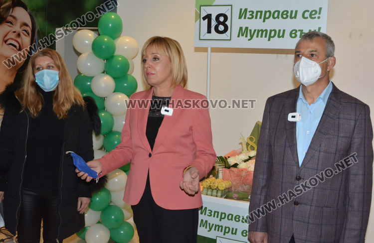 Мая Манолова: Кандидат-депутатската листа от доказани професионалисти на “Изправи се! Мутри вън!“ в Хасково има потенциал за 2 мандата