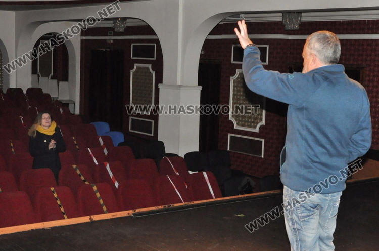 моменти от репетицията 