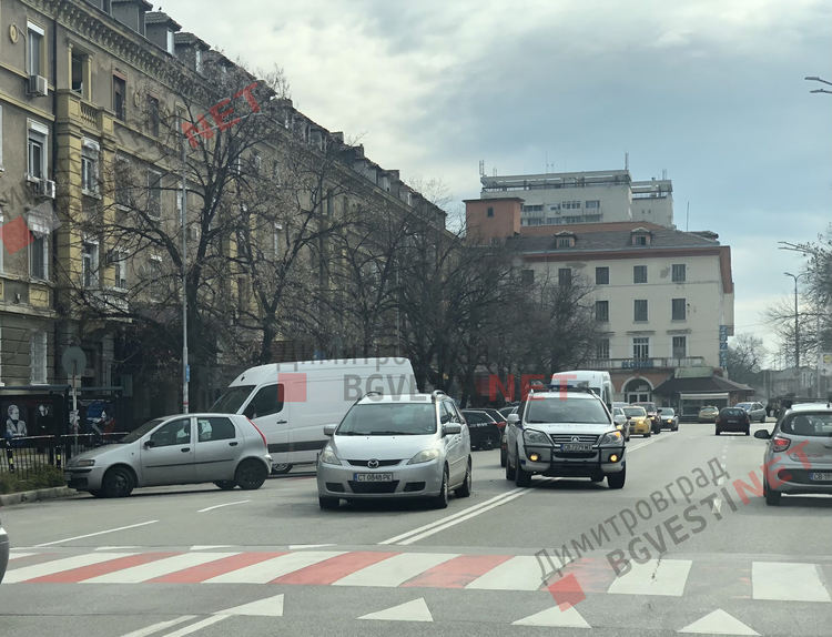 Катастрофа в центъра на Димитровград