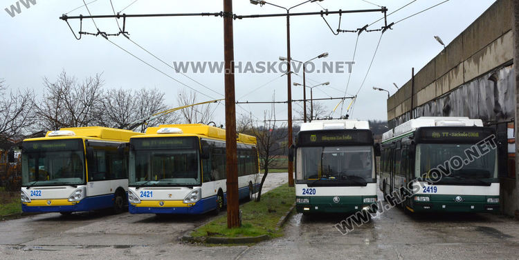 Четири от петте чешки тролеи са вече по маршрутите в Хасково