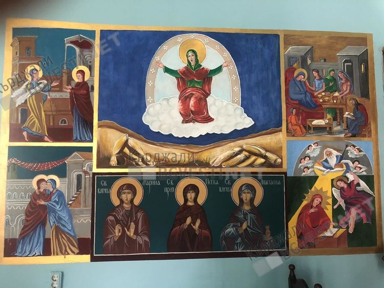 Бивша треньорка по плуване изографиса храма „Свети Спас” в Резбарци, вярва че Бог е несътворим