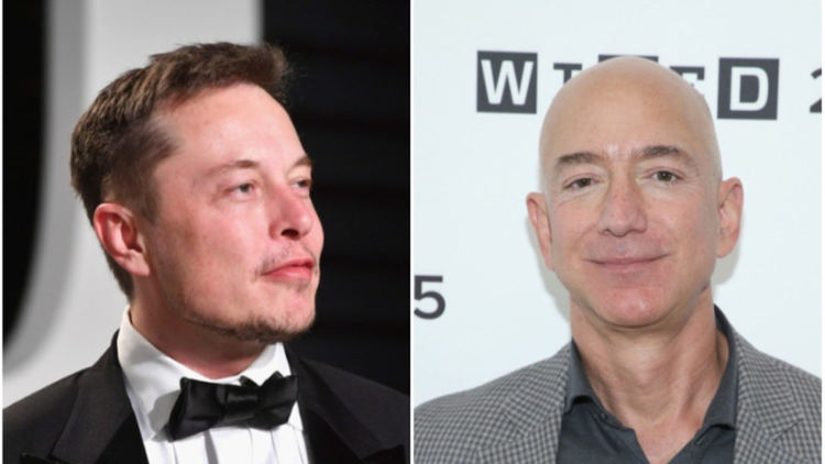 Космосът събра и раздели Мъск и Безос