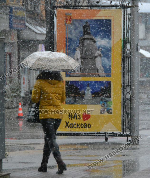 Студено и снежно днес