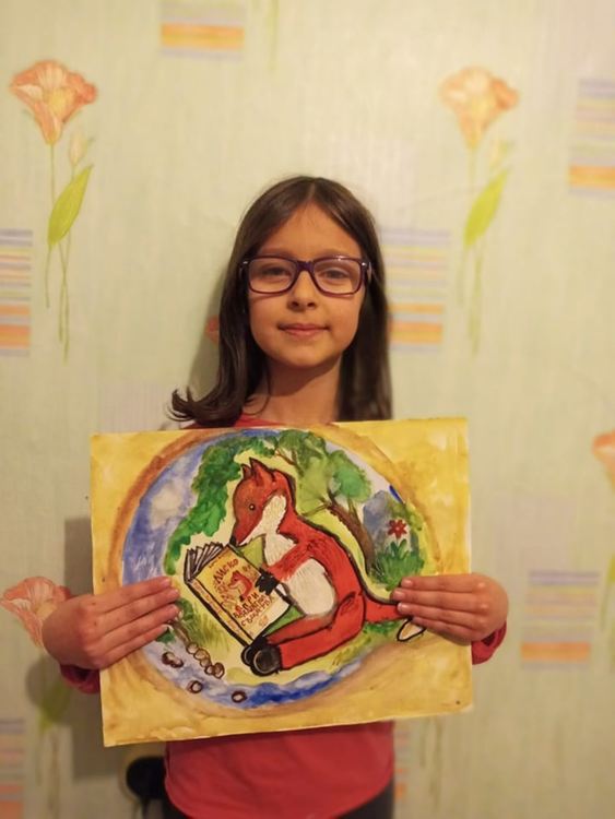 Рисунка на Аурора Иванова е отличена на конкурс, посветен на Борис Априлов